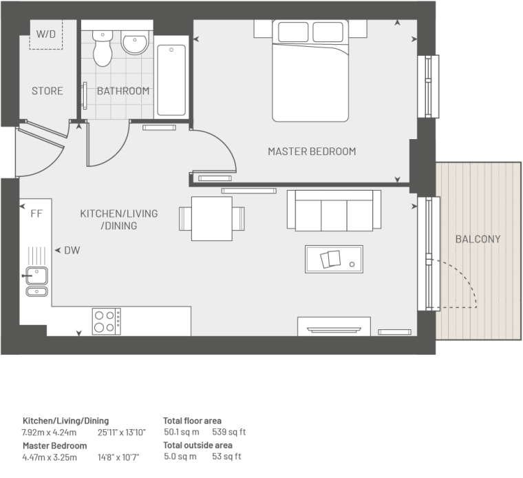 6280992 ONE GOODMAYES BLOCK B FLOORPLANS 986 WIDEpx Caravel 7839668