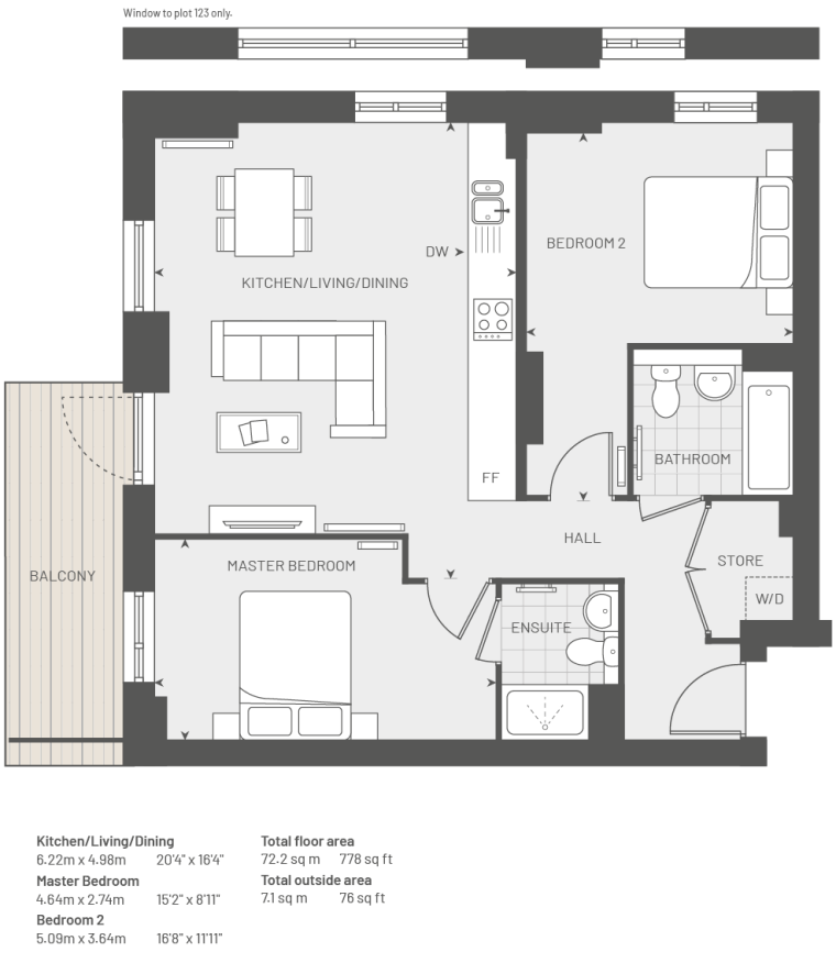 6280992 ONE GOODMAYES BLOCK B FLOORPLANS 986 WIDEpx Gilpin 7839667