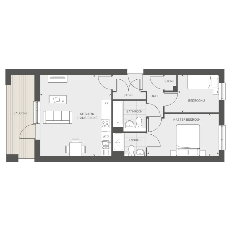 Kingston East Block CD Type D11 Floorplan v3