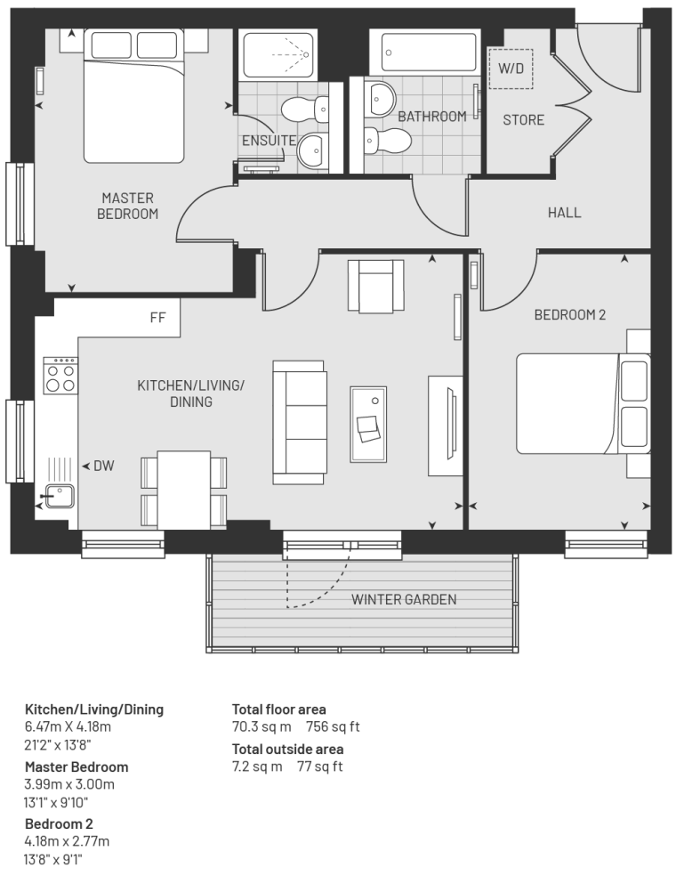 Silverton Web Floorplans 986px Wide Parker