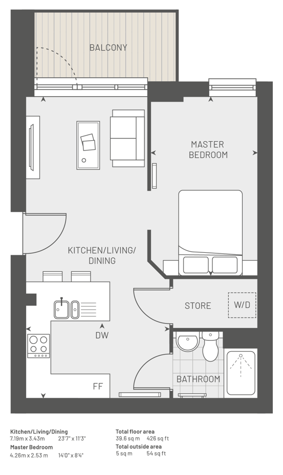 The Acer floorplan