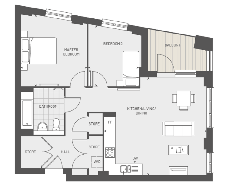 The Dingle floorplan