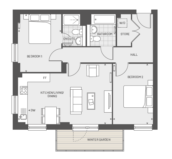 The Parker Floorplan