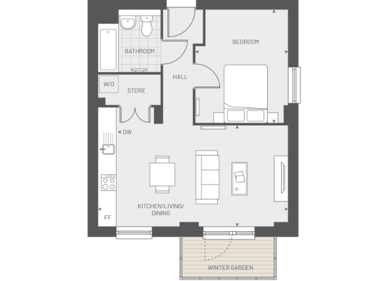the granary floorplan